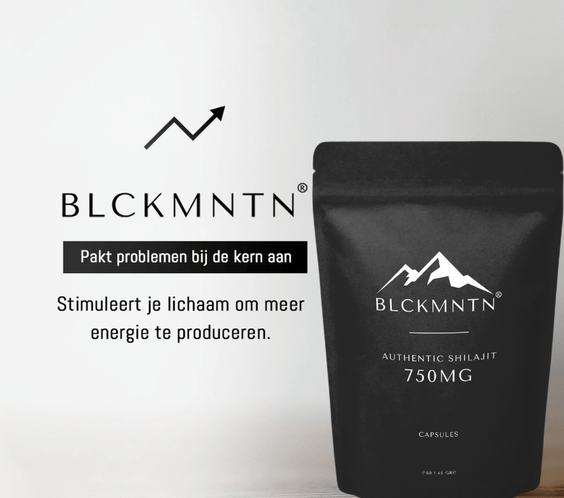 BLCKMNTN® Authentic Shilajit 60 Caps 750MG inclusief e-book