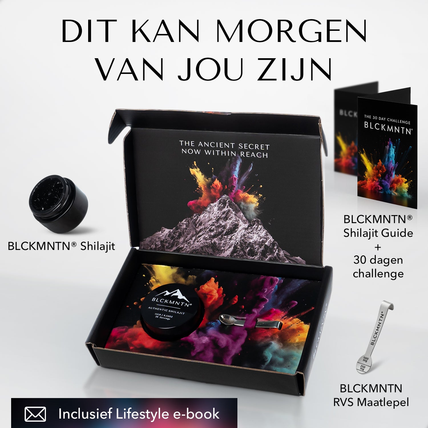 BLCKMNTN® Authentic Shilajit | Incl. E-book