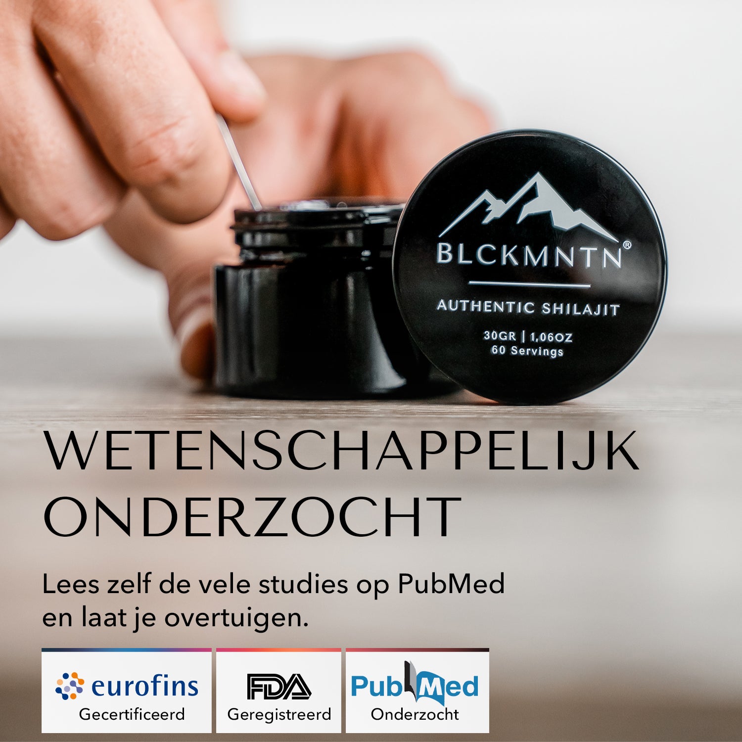 BLCKMNTN® Authentic Shilajit | Incl. E-book