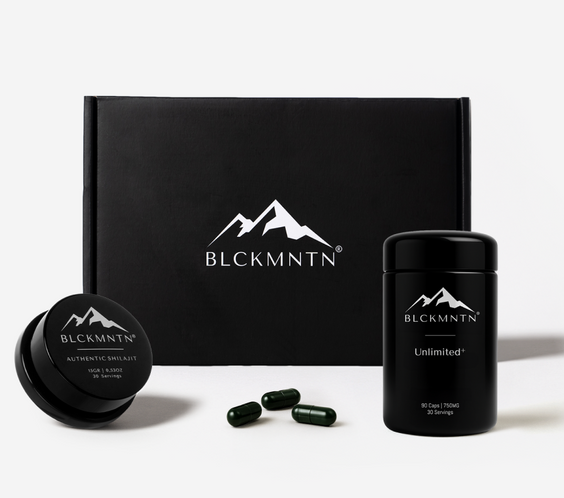 BLCKMNTN® Authentic Shilajit Hars + Caps Bundel