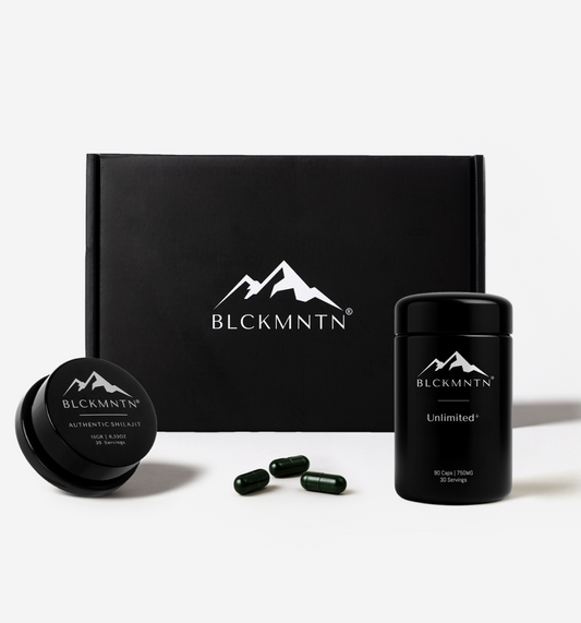 BLCKMNTN® Authentic Shilajit Hars + Caps Bundel