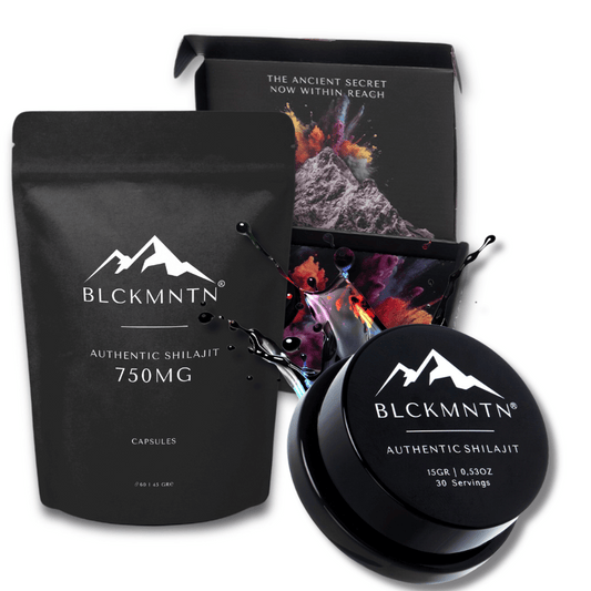 BLCKMNTN® Authentic Shilajit Hars + Caps Bundel